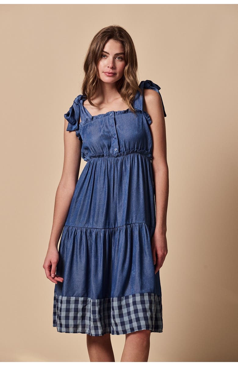 The Shirt by Rochelle Behrens The Sylvanna Dress, Alternate, color, Blue