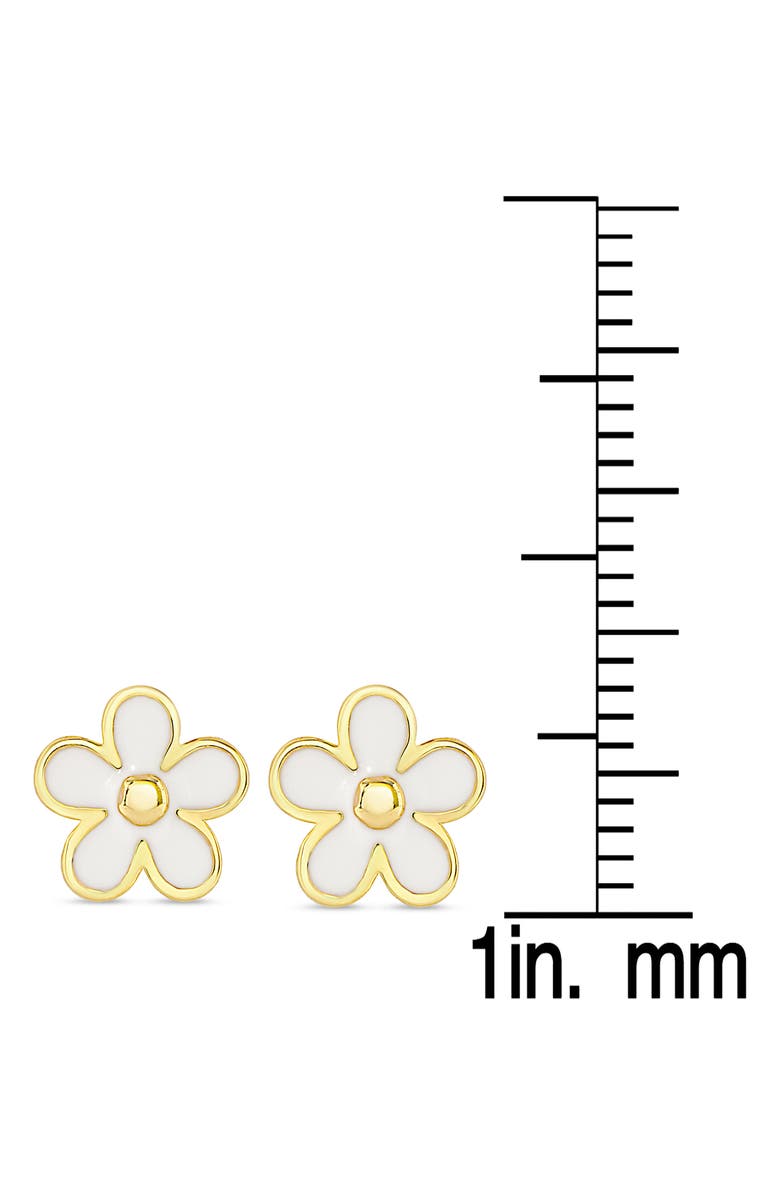 Lily Nily Flower Stud Earrings, Alternate, color, Gold