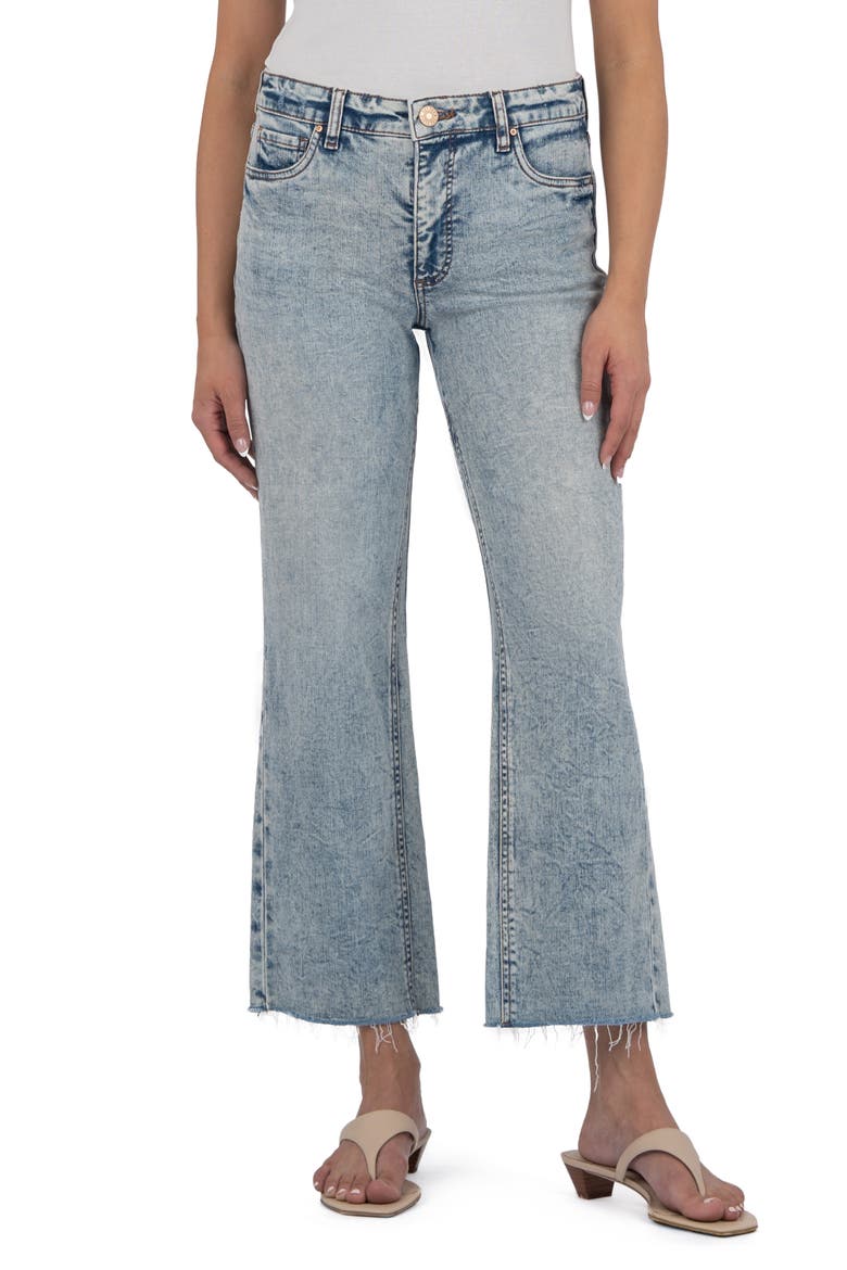 Kelsey High Waist Kick Flare Jeans, Main, color, DEVOTION