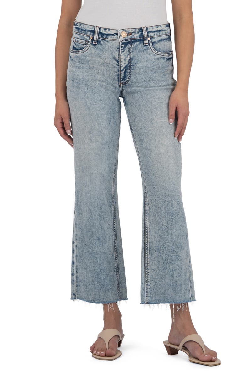 KUT from the Kloth Kelsey High Waist Kick Flare Jeans, Main, color, Devotion