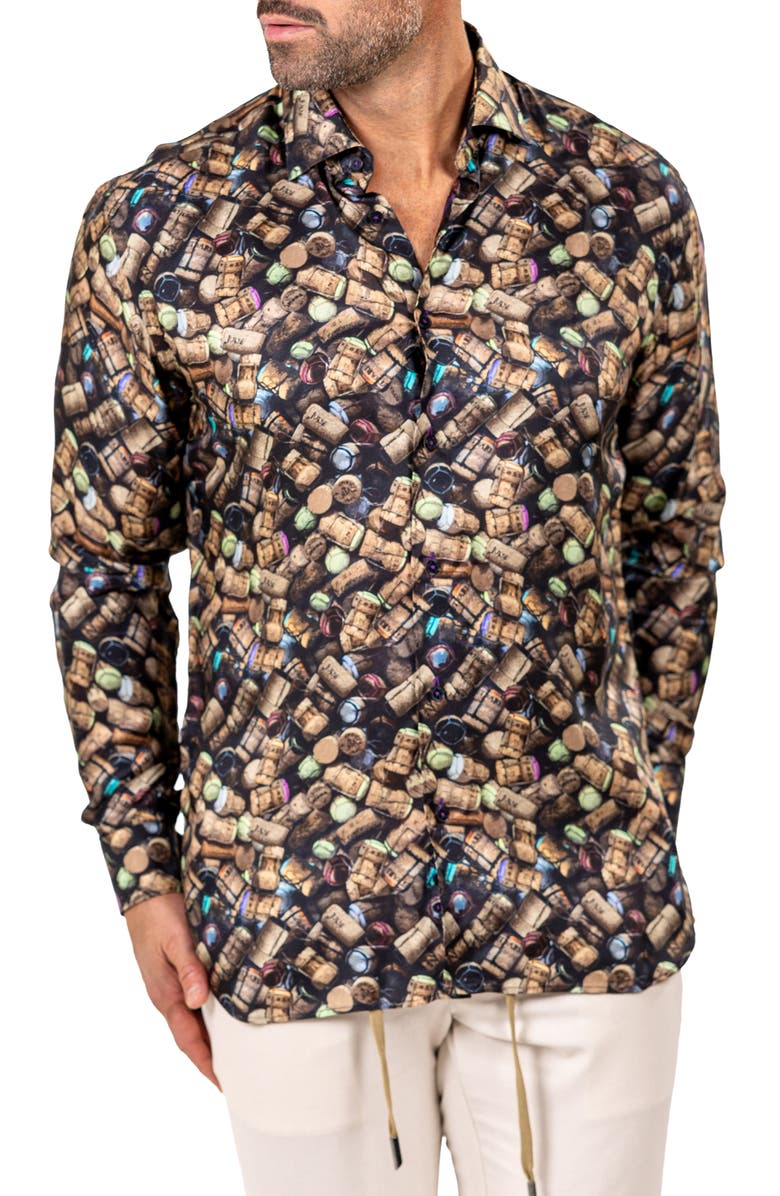 Maceoo Fibonacci Marthyr 0243 Contemporary Fit Button-Up Shirt, Alternate, color, 