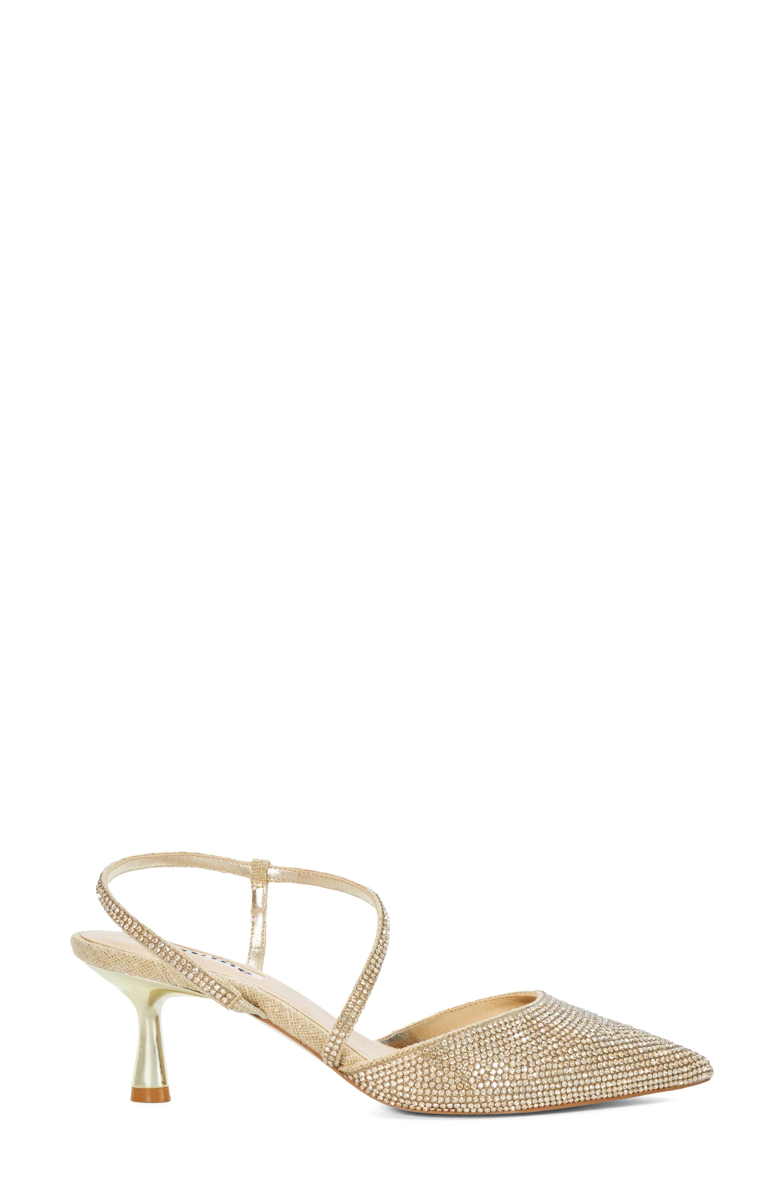 Competitive Slingback Pointed Toe Pump, Alternate, color, BRONZE