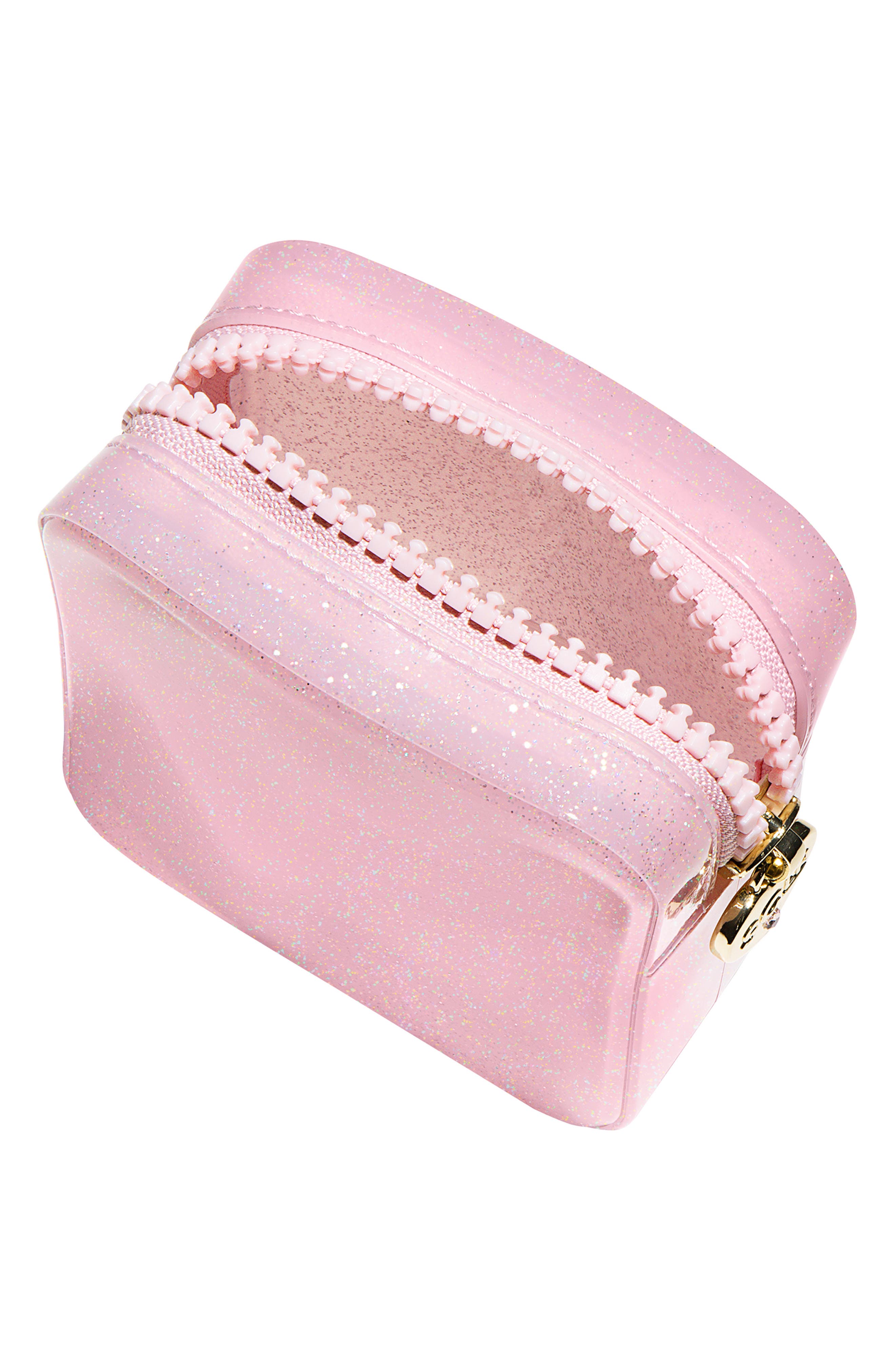 Mini Nylon Pouch, Alternate, color, FLAMINGO