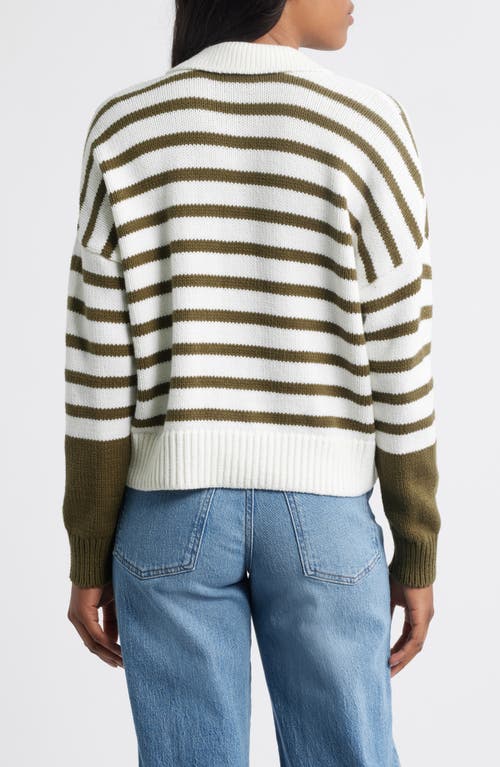 Madewell Daphne Clean Coloblock Polo Sweater