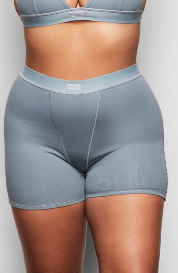 SKIMS Stretch Cotton Rib Boxers | Nordstrom