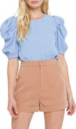 English Factory Puff Sleeve Top