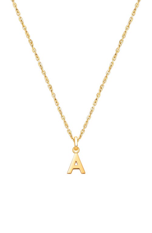 Tiny Blessings 14k Gold Modern Initial 12-14" Necklace In Gold