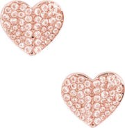 Kate Spade New York kate spade new york pavé heart stud earrings