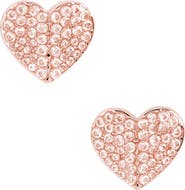 Kate Spade New York kate spade new york pavé heart stud earrings