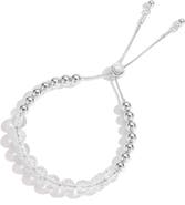 Classicharms FrostLily Azeztulite Crystal and Bead Bolo Bracelet