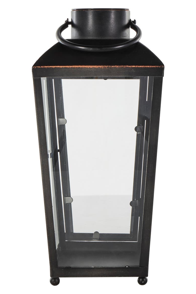 Lantern Candleholder, Alternate, color, BLACK