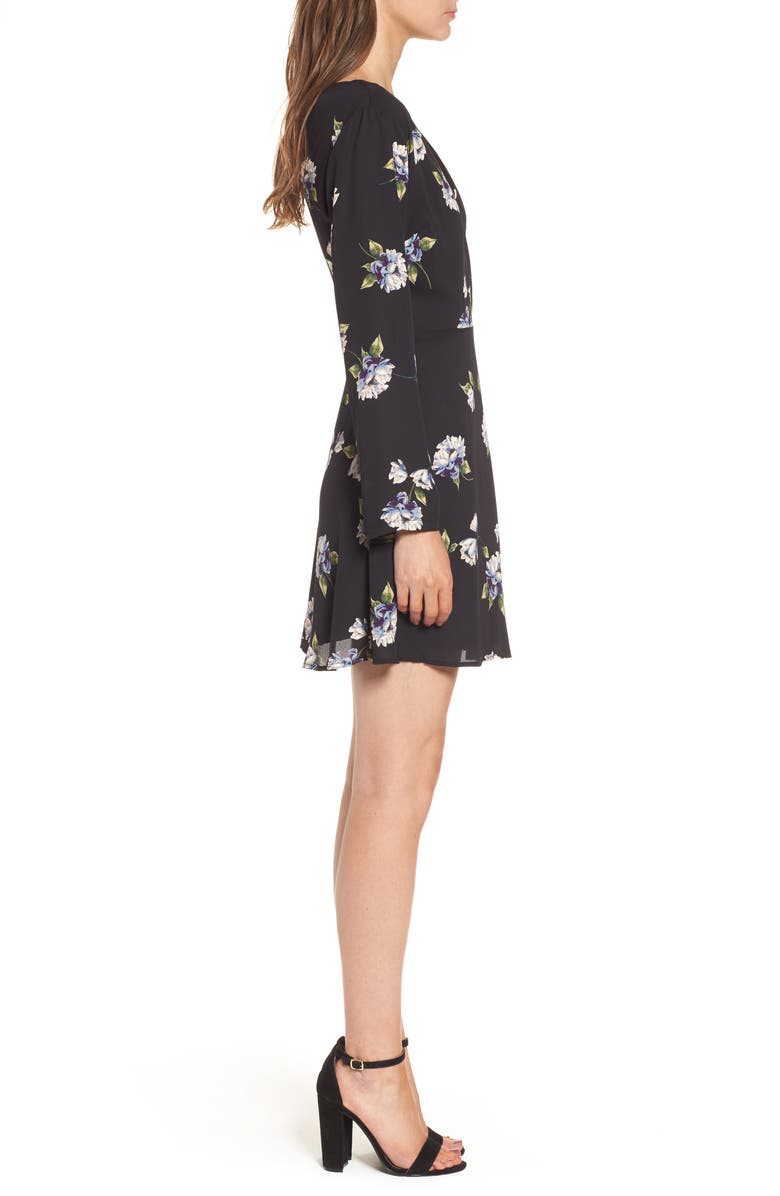 All in Favor Elly Wrap Dress, Alternate, color,
