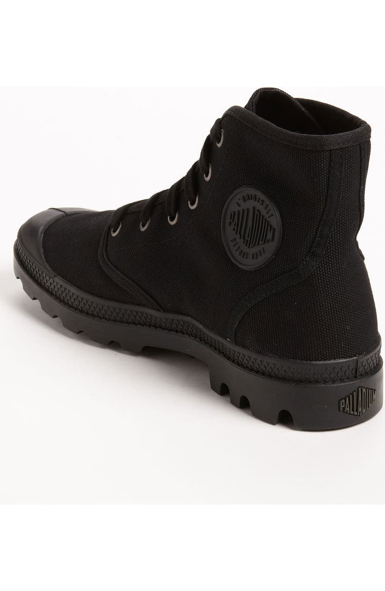 Palladium Pampa Hi Canvas Boot, Alternate, color, Black/ Black