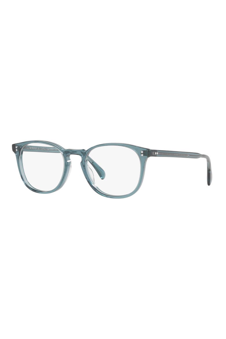 Finley Esquire 49mm Square Optical Glasses, Alternate, color, BLUE