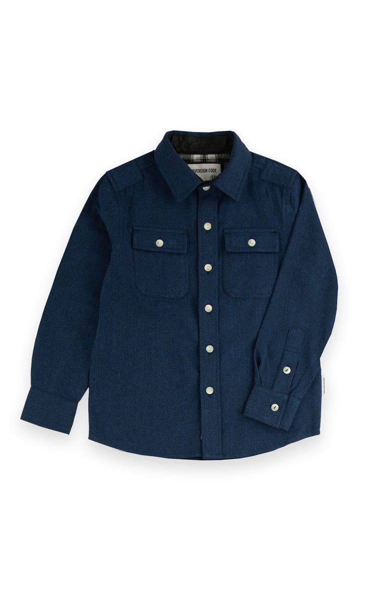 Sovereign Code Arlo Button Down Shirt, Main, color, Naval Academy