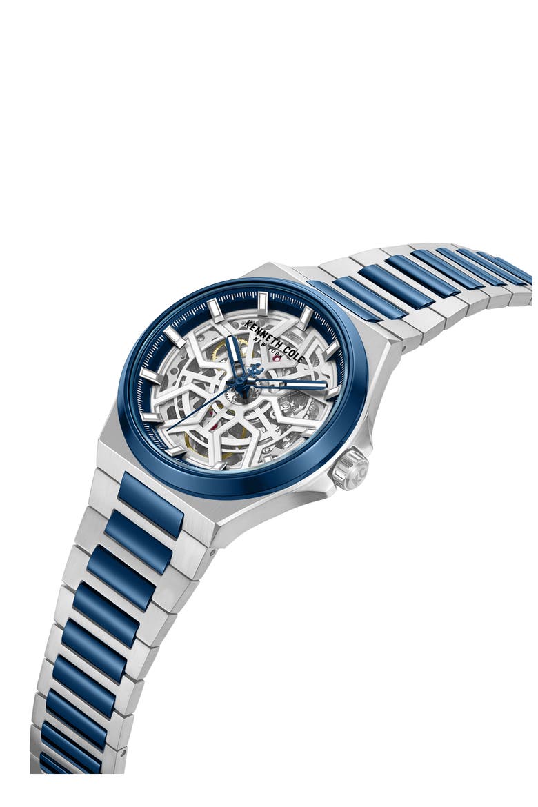 Automatic Bracelet Watch, 43.5mm, Alternate, color, MULTI