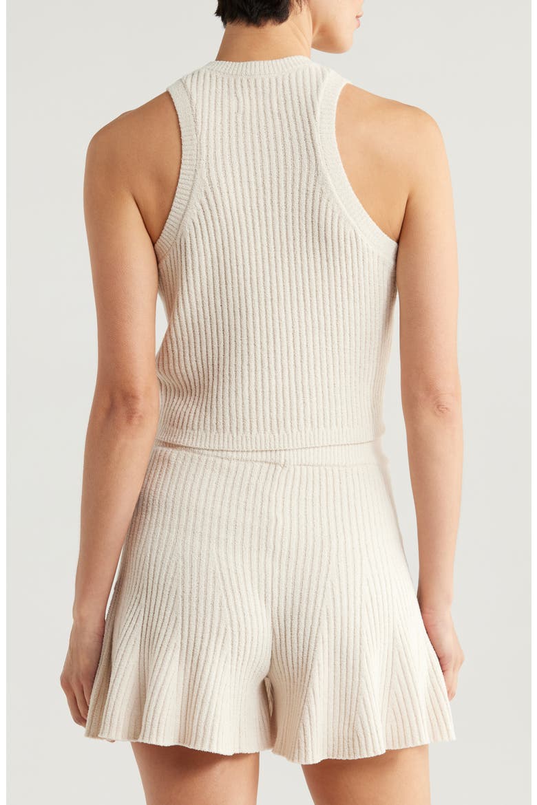 Elaenia Cozy Knit Lite Tank Sweater, Alternate, color, SAND