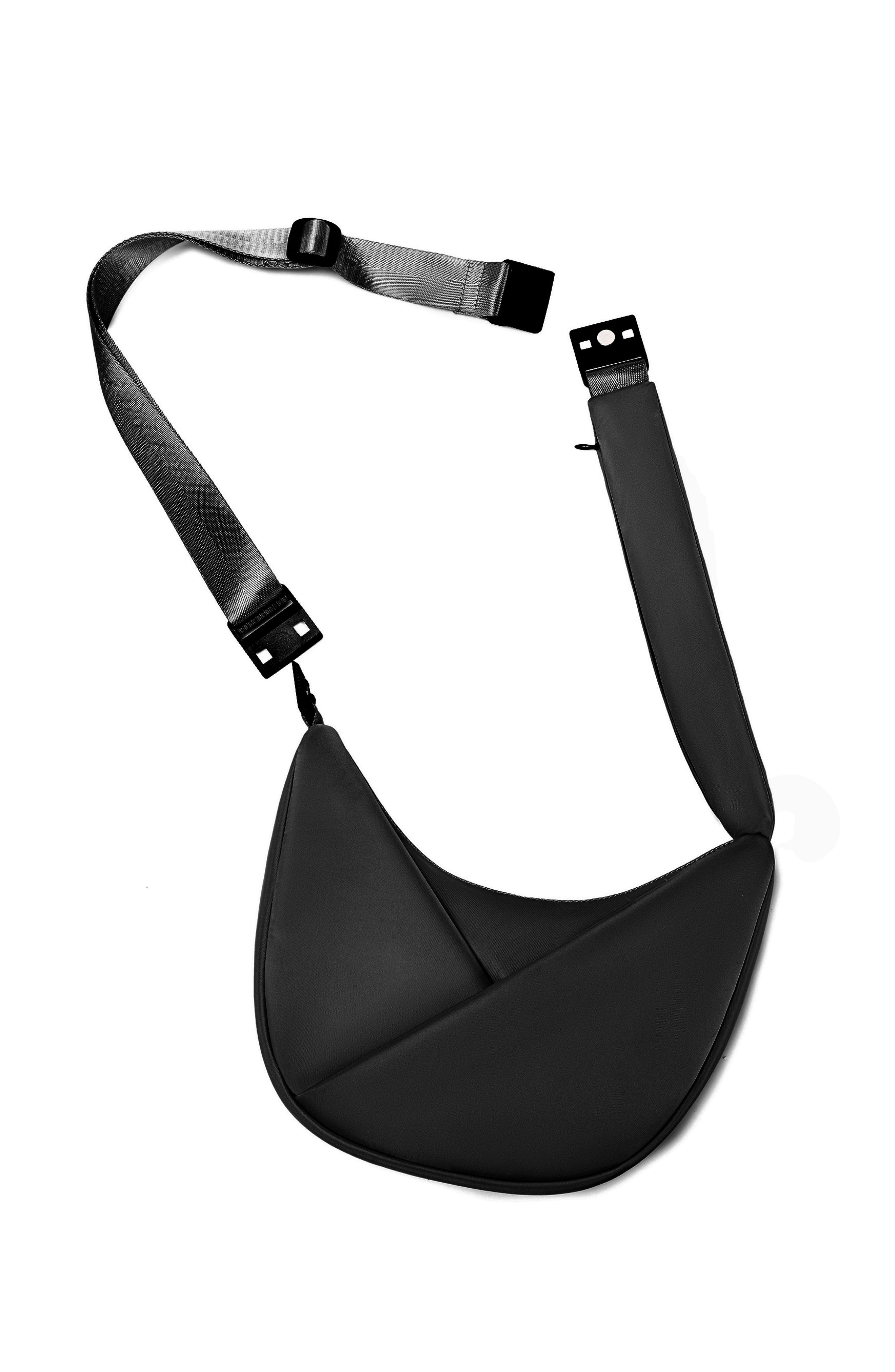 Lux and Nyx Origami Crescent Handbag Crossbody Bag For Women, Alternate, color, 