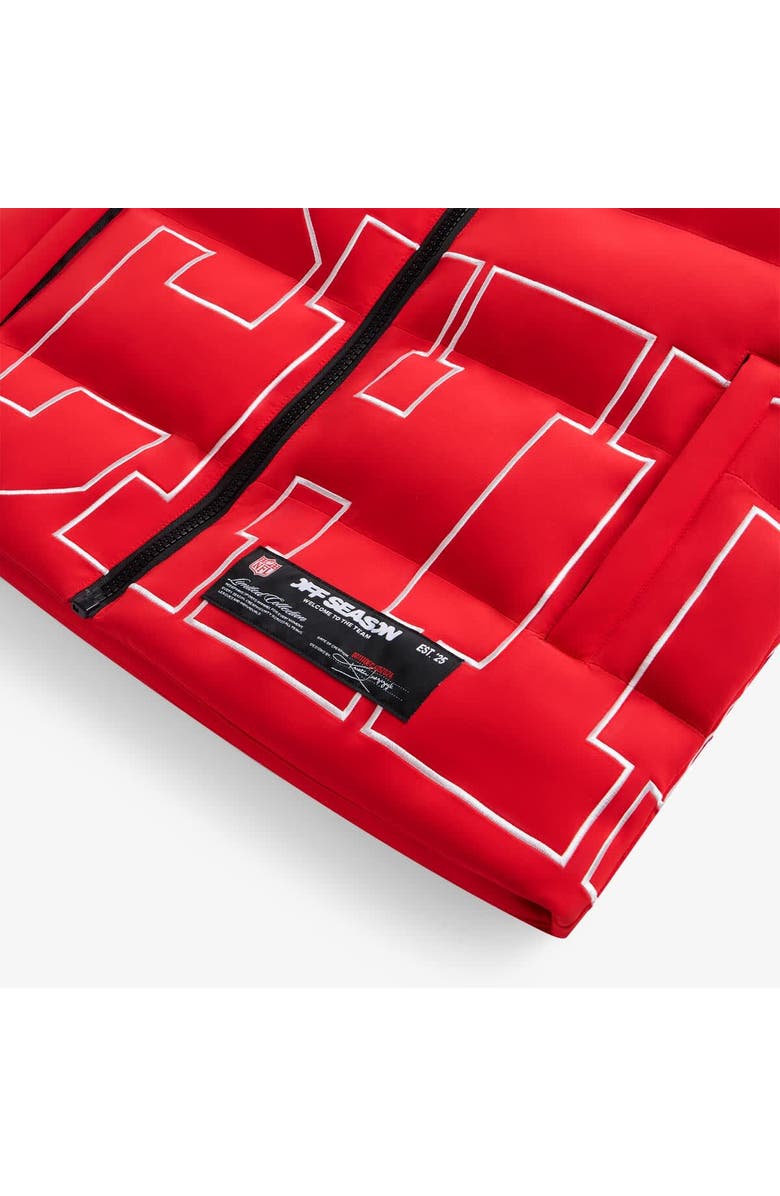 Off Season Unisex  Red Kansas City Chiefs Team Puffer Vest, Alternate, color, Red