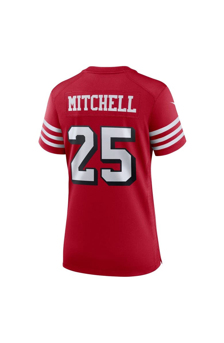 Nike Women's Nike Elijah Mitchell Scarlet San Francisco 49ers Alternate Team Game Jersey, Alternate, color, 