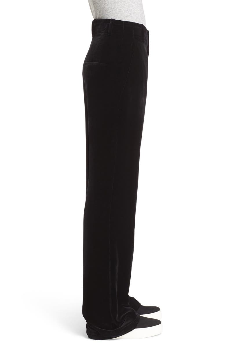 Vince Wide Leg Velvet Trousers, Alternate, color, 