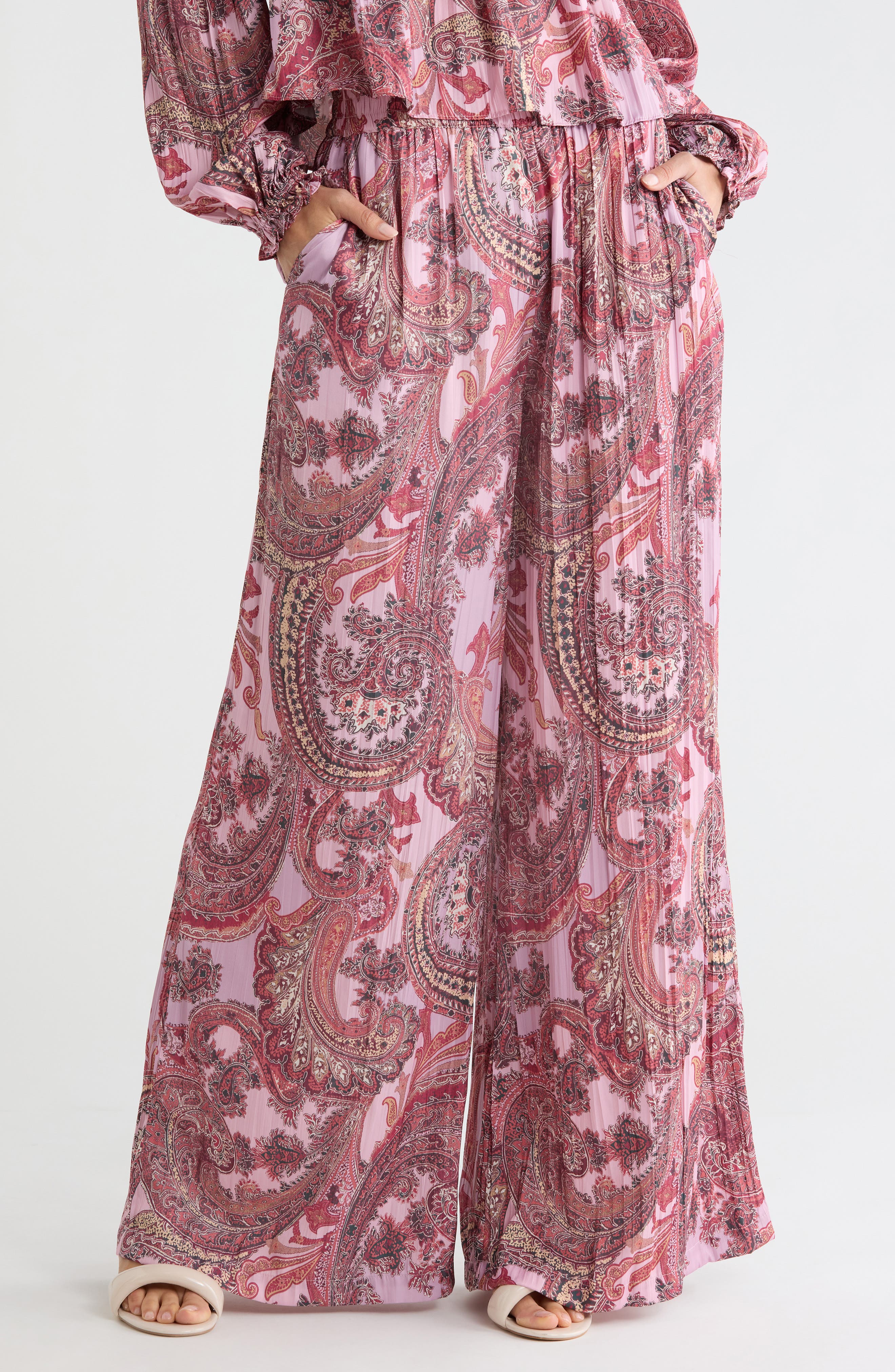 selected MAUVE MULTI FRENCH PAISLEY