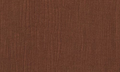 Mango Texture Sleeveless Wide Leg Jumpsuit In Brown