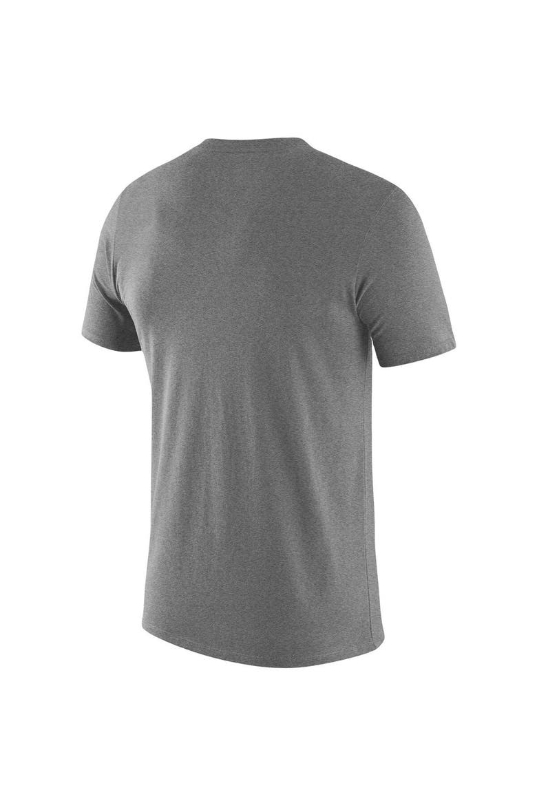 Men's Nike Heathered Gray Michigan State Spartans School Logo Legend Performance T-Shirt, Alternate, color, Heather Gray