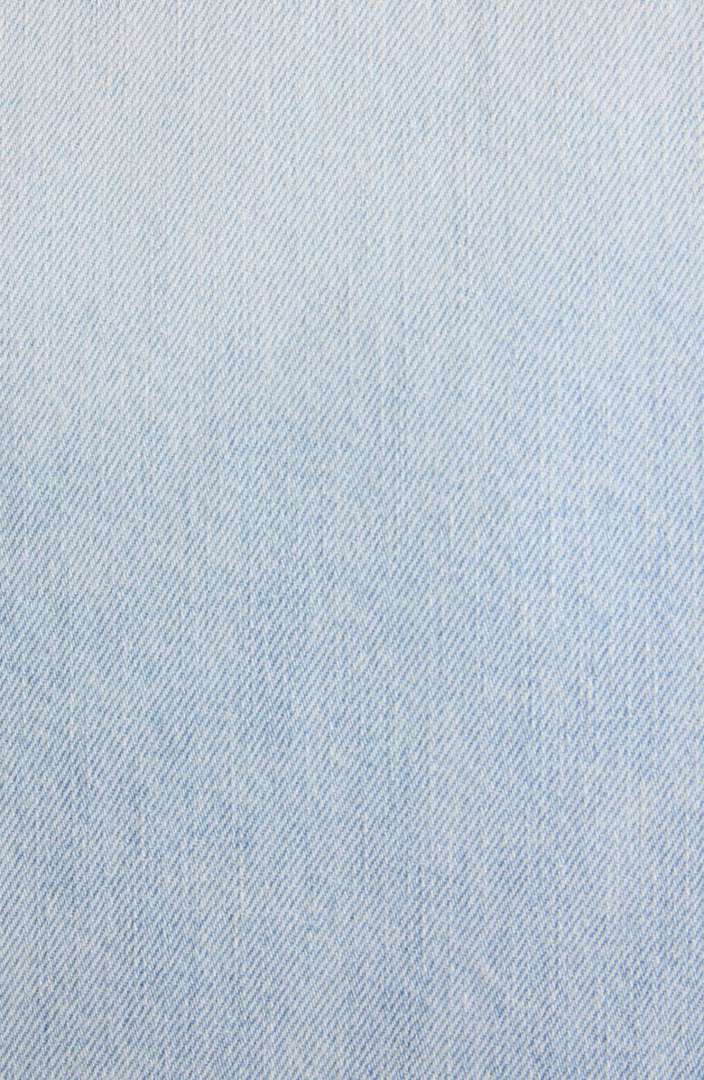 Acne Studios Osky Padded Denim Crop Jacket, Alternate, color, Light Blue