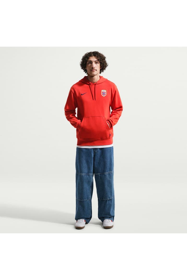Men's Nike Red Norway National Team Club Hoodie, Main, color, Red