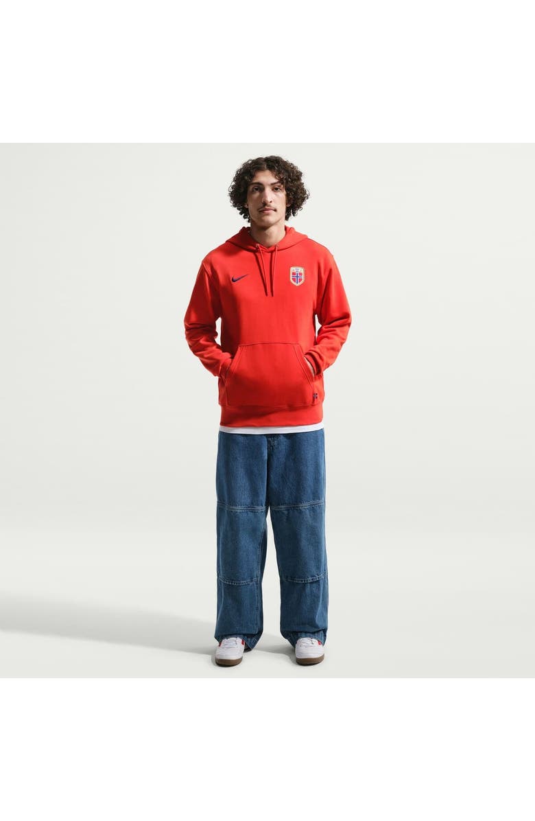 Nike Men's Nike Red Norway National Team Club Hoodie, Main, color, Red