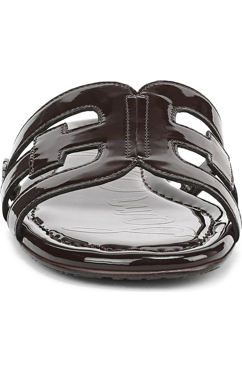 Sam Edelman Bay Cutout Slide Sandal - Wide Width Available, Alternate, color, Rich Chocolate