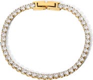 LA MENO Cubic Zirconia Tennis Bracelet