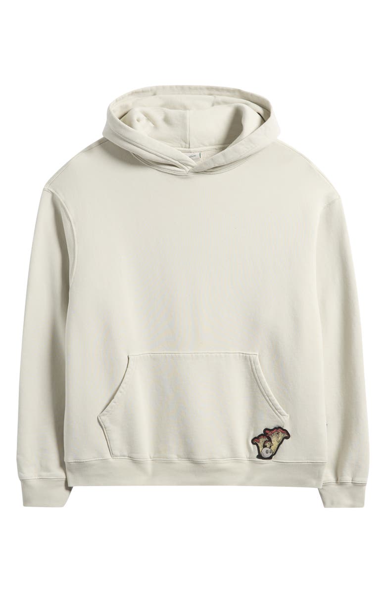 Malbon Golf Fesque Oversize Foraging Fairways Cotton Fleece Hoodie, Alternate, color, Ivory