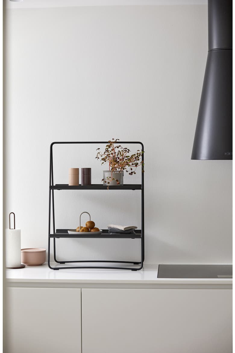 A-Collection Large Organizer Rack, Alternate, color, BLACK