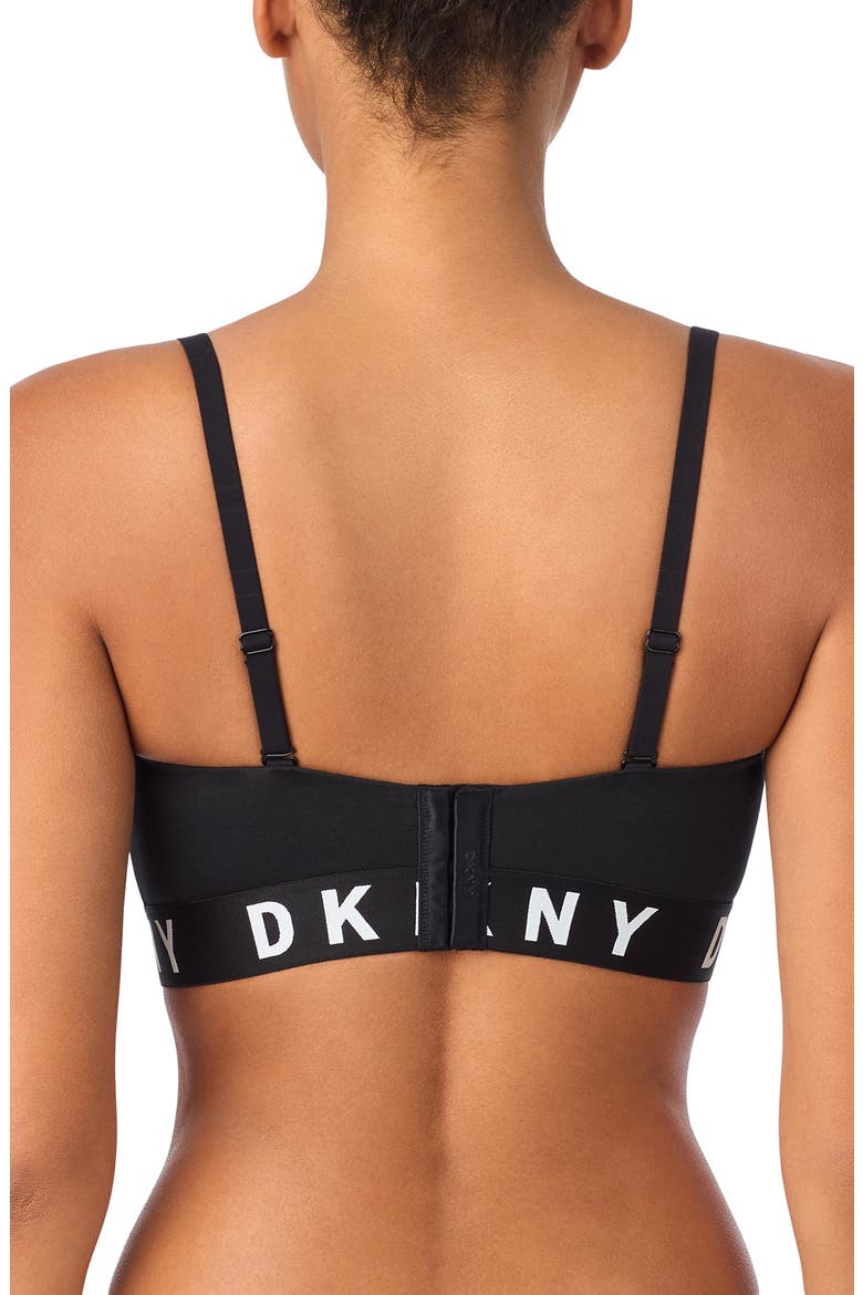 Cozy Removable Strap Wireless Bra, Alternate, color, BLACK