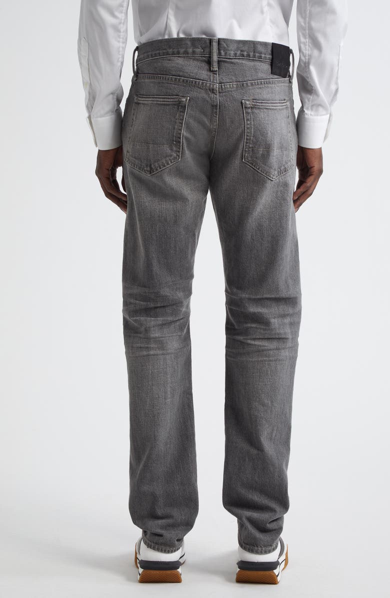 TOM FORD Selvedge Straight Fit Jeans, Alternate, color, Ig670 Grey High/ Low