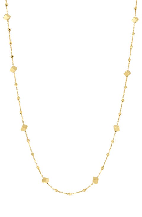 14K Gold Mykonos Station Necklace (Nordstrom Exclusive)