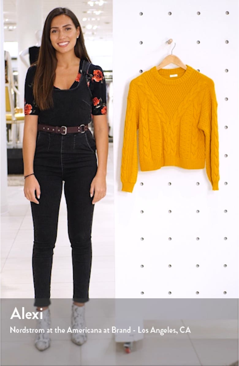 x Claudia Sulewski Cable Sweater, sales video thumbnail