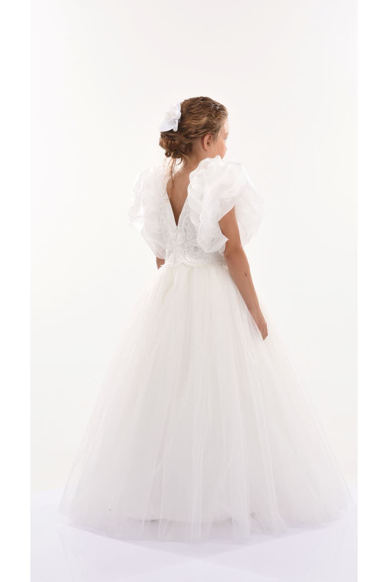 Montclair Embroidered Dress, Alternate, color, White