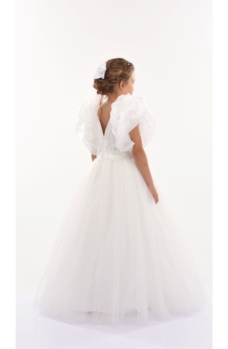 Tulleen Montclair Embroidered Dress, Alternate, color, White