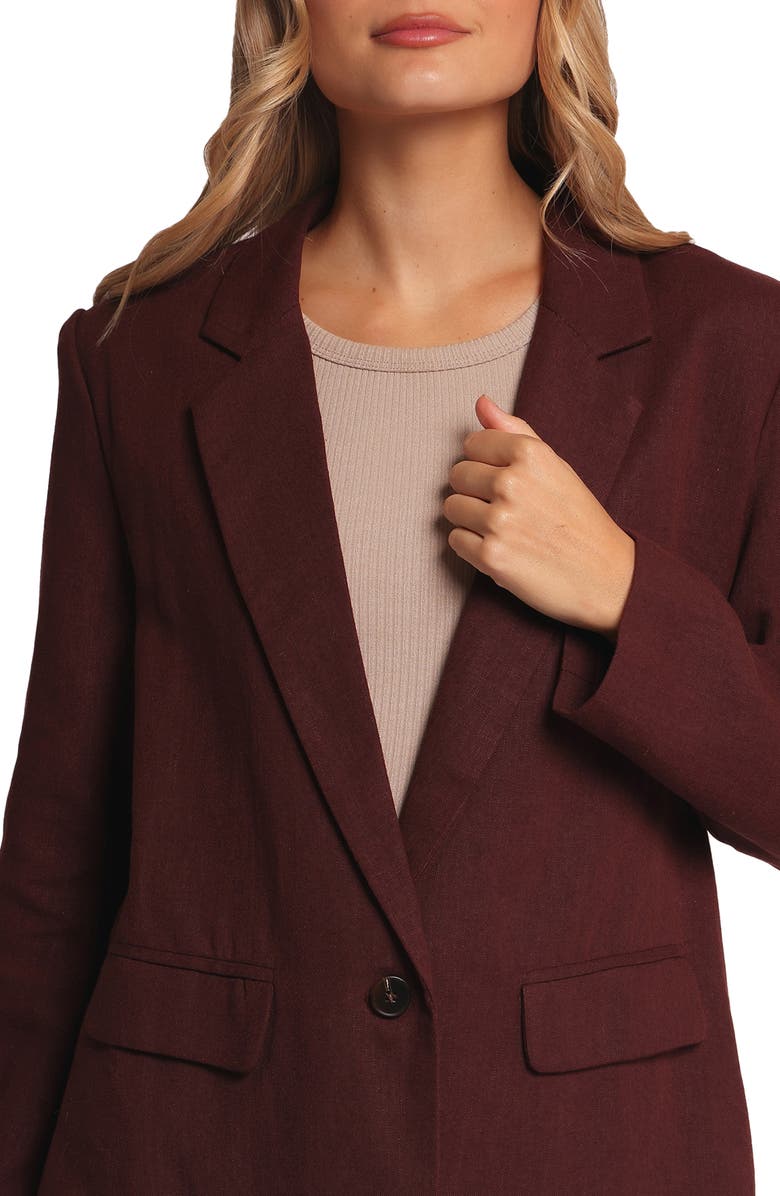 Petal & Pup Rhodes Oversize Blazer, Alternate, color, Espresso