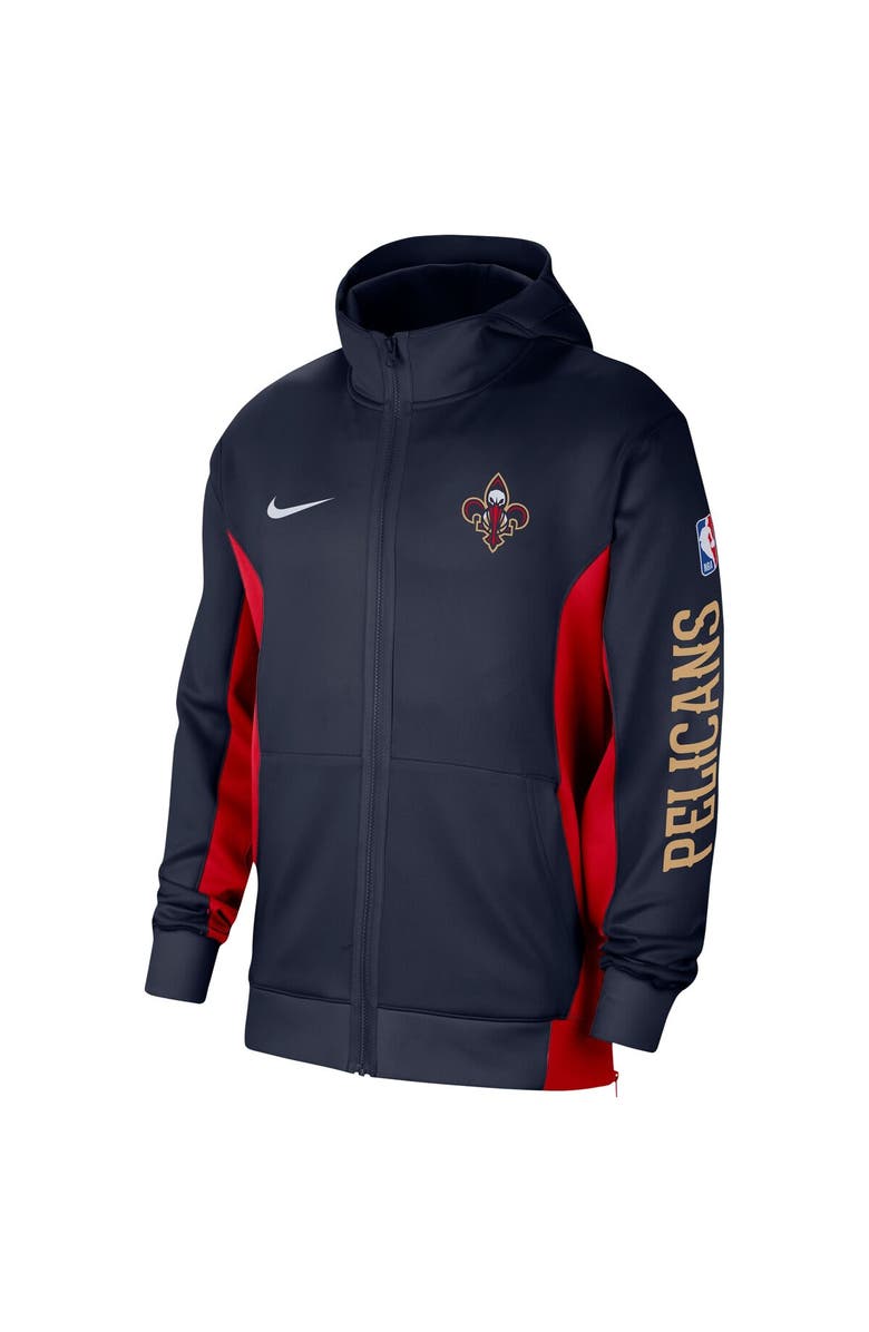 Nike Men's Nike Navy New Orleans Pelicans 2023/24 Authentic Showtime Full-Zip Hoodie, Alternate, color, Navy