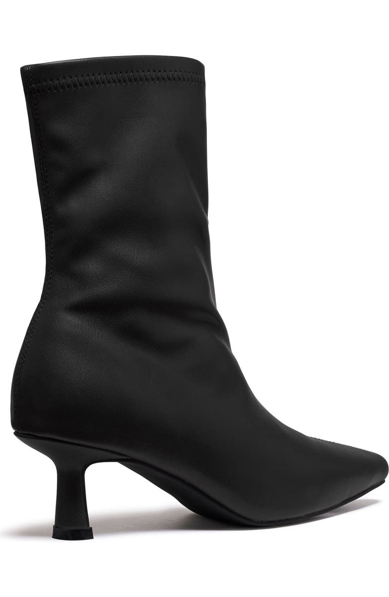 Therapy Australia Keeley Ankle Boot, Alternate, color, Black Stretch Pu