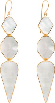 Freya Rose Warrioress Mother of Pearl Earring