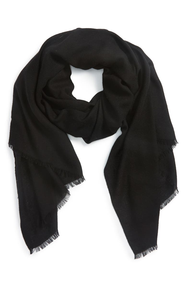 Nordstrom Wool & Cashmere Wrap, Main, color, 