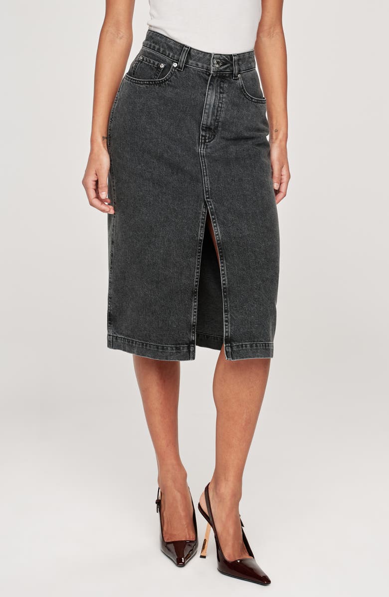 DL1961 Lexie High Waist Denim Skirt, Main, color, Light Nightshade Vintage