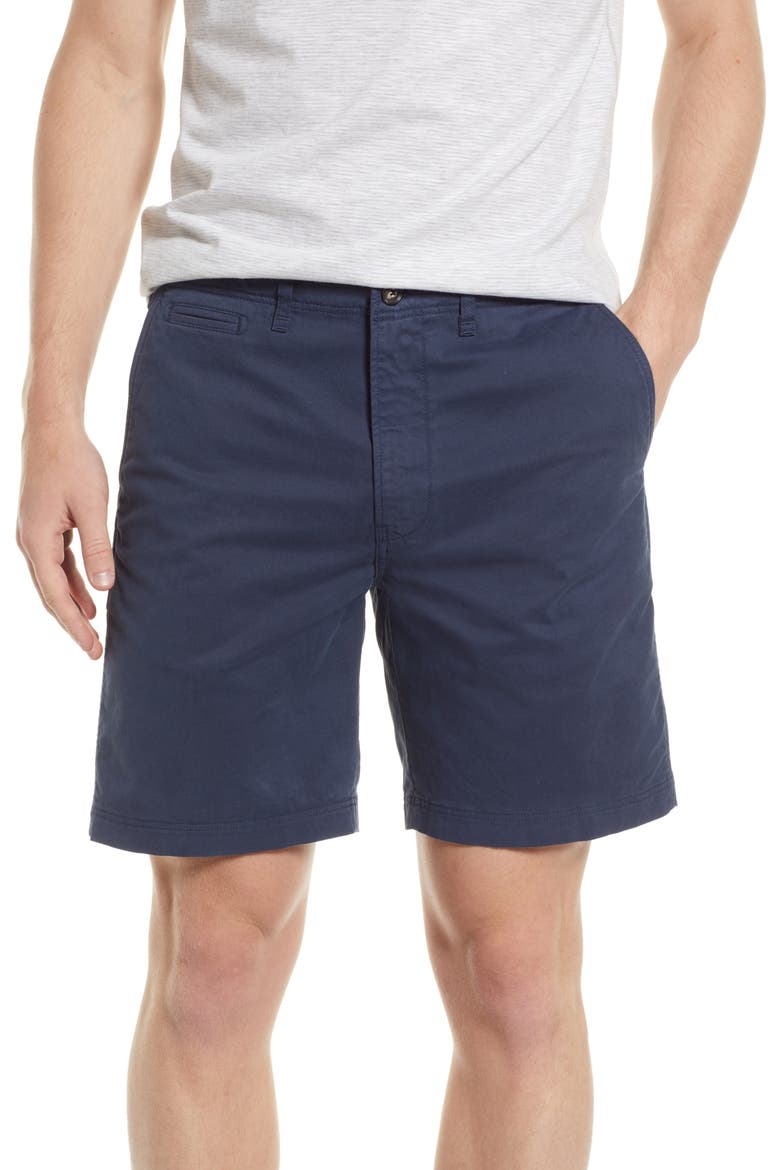 Men's Cotton Blend Chino Shorts, Main, color, DRESS BLUES