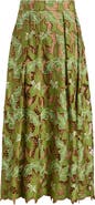 Elie Tahari The Hailey Lace Midi Skirt