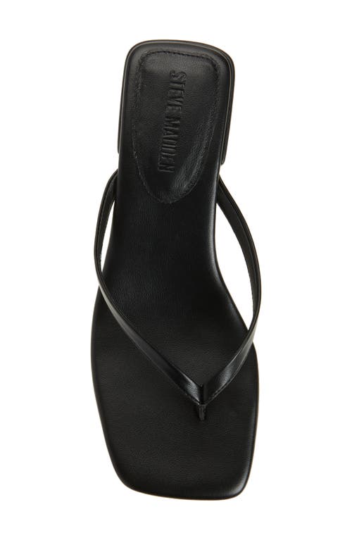 Steve Madden Caribbean Flip Flop In Black